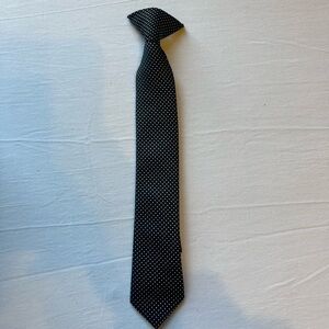 3/$15 Kids Black Polka Dot Tie